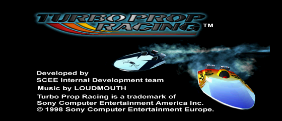 Turbo Prop Racing Title Screen